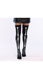 Skelet Panty Zwart Halloween Dames