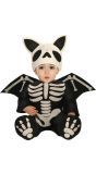 Skelet Vleermuis Baby Kostuum