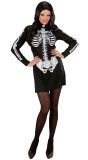 Skelet Vrouw Kostuum