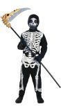 Skeleton Reaper Jumpsuit en Chapuchon Jongens