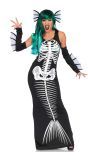 Skeletten Zeemeermin Jurk