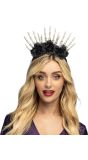 Skelly Diadeem Halloween Zwart Dames