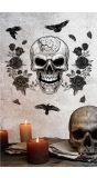 Skull Halloween Muursticker