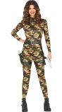 Soldaten Camo Jumpsuit Dames