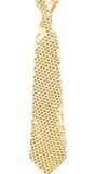 Spangles Pailletten Stropdas Goud