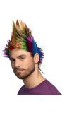 Spiky Mike Veelkleurige Pruik