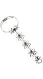 Spinnen Armband met Ring