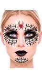 Spinnen Glittermasker