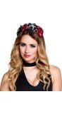 Spinnen Halloween Bloemen Haarband