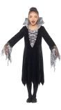 Spinnen Vampier Kostuum Zwart Zilver