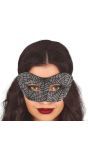 Spinnenweb Oogmasker met Glitters