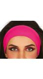 Sportieve Neonroze 80's Hoofdband