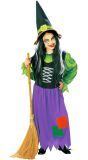 Sprookjes Heks Kind Kostuum