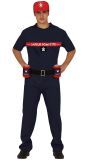 Spuitgast Bier Brandweer Kostuum Man