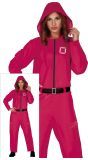 Squid Game Kostuum Roze Dames