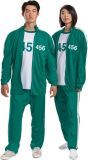 Squid Game Speler 456 Pak Volwassenen Groen