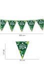 St Patricksday Groene Papieren Slinger 300cm