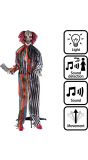 Staande Horror Clown Decoratie Halloween Licht Geluid Bewegi