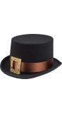 Steambuckle Zwarte Hoed