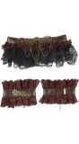 Steampunk Choker en Armbanden