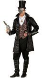Steampunk Lederlook Carnavalsjas Heren