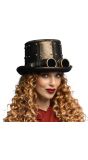 Steampunk Lederlook Hoed Metalpunk