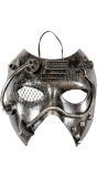 Steampunk Masker Zilver