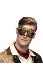Steampunk Stoommasker Goud