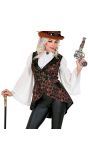 Steampunk Tandwielen Gilet Dames