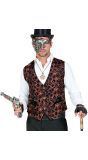Steampunk Tandwielen Gilet Heren