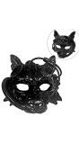 Steampunk Wolf Masker Zwart
