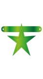 Ster Banner Lime Groen