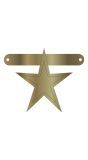 Ster Banner Metallic Goud
