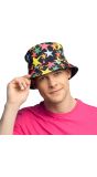 Sterren Bucket Hat Zwart