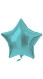 Stervorm Folieballon 48cm Aqua Blauw