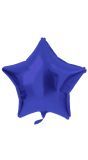 Stervorm Folieballon 48cm Blauw Metallic