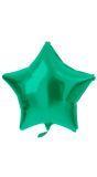 Stervorm Folieballon 48cm Groen Metallic