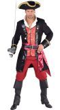 Stoere Piraten Outfit Bordeaux Rood