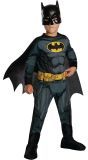 Stoere Zwarte Batman Outfit met Cape Jongens