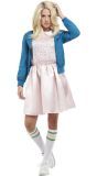 Stranger Things 80's Girl Kostuum Dames Roze