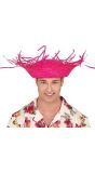 Strohoed Vogelverschrikker Roze