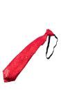 Stropdas met Led Pailletten Rood
