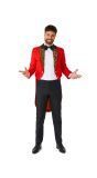 Suitmeister Heren Circus Slipjas Kostuum Rood