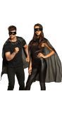 Superheld Verkleed set Zwart