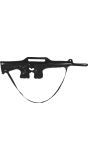 Swat Geweer Opblaasbaar 55cm