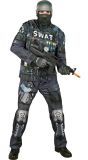 Swat Politie Gemaskerd Kostuum Heren