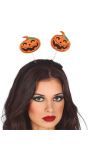 Swingende Pompoen Haarband met Pailletten