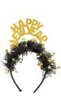 Tiara Happy New Year Goudkleurig