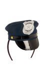 Tiara Minihoedje Politie Pet Blauw