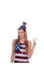 Tiara Minihoedje Usa Pailletten